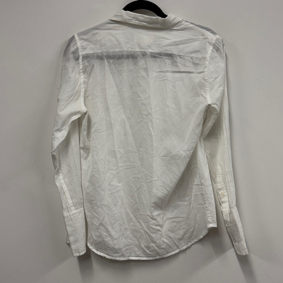 Nili Lotan white cotton button down shirt S - Picture 7 of 7